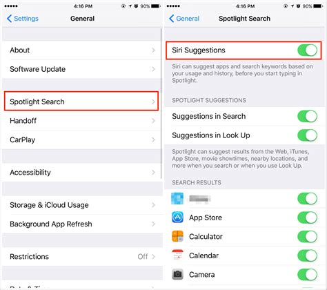How to Turn Off Siri App Suggestions