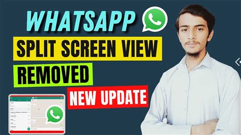 How to Turn On WhatsApp Split Screen - YouTube