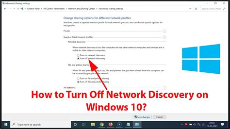 How to Turn On or Off Network Discovery in Windows 10