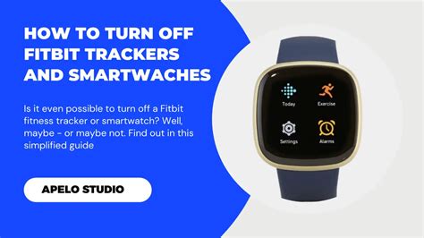 How to Turn Your Fitbit Tracker Off and On Again