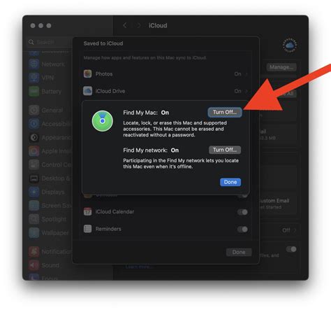 How to Turn off Find My on a Mac