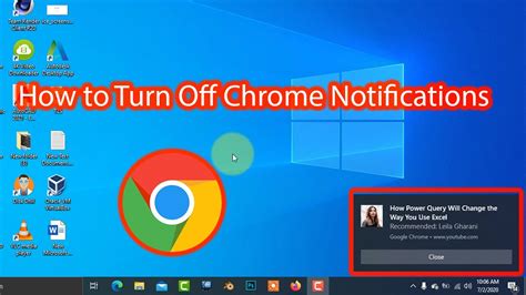 How to Turn off Notifications on Chrome in Windows 10