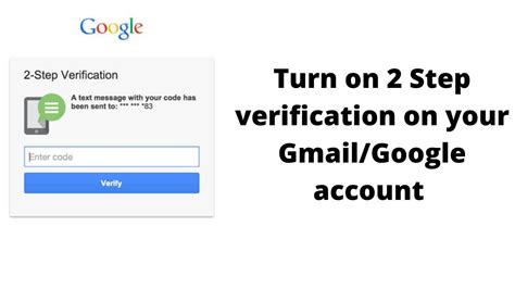 How to Turn on Google Two Factor Authentication