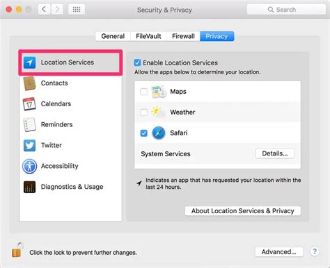 How to Turn on Location Services on a Mac