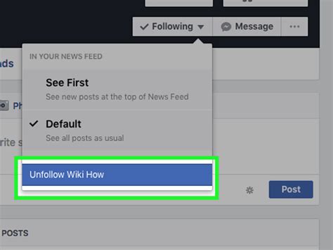 How to Unfollow Someone on Facebook