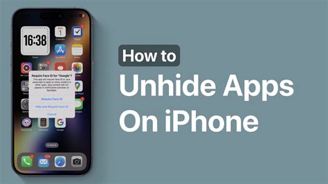 How to Unhide Apps on an iPhone