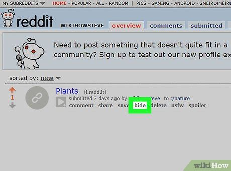 How to Unhide Posts on Reddit 5 Steps (with Pictures) wikiHow Tech