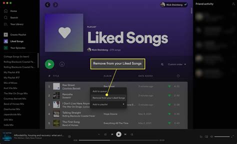 How to Unlike All Songs on Spotify