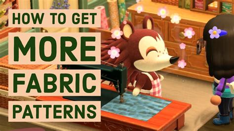 How to Unlock more Fabric Patterns from Sable In Animal Crossing New