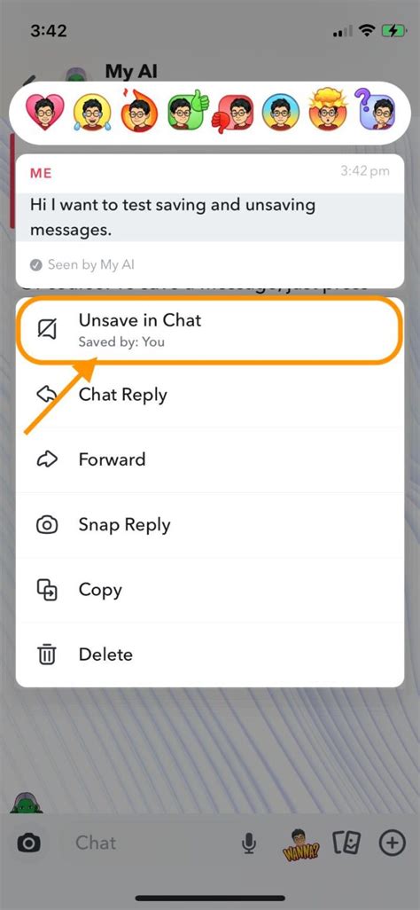 How to Unsave Messages on Snapchat