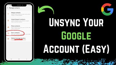 How to Unsync Google Accounts
