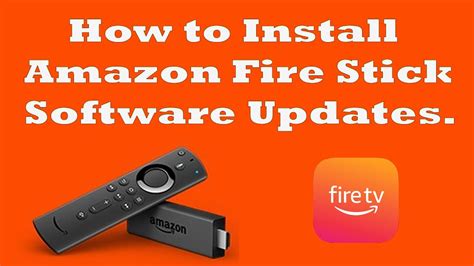 How to Update Amazon Fire Stick