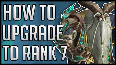 How to Upgrade Legendaries to Rank 7 in Patch 9.2: …