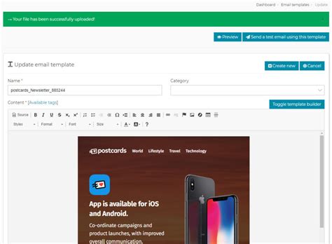 How to Upload an Email Template in MailWizz Designmodo Help