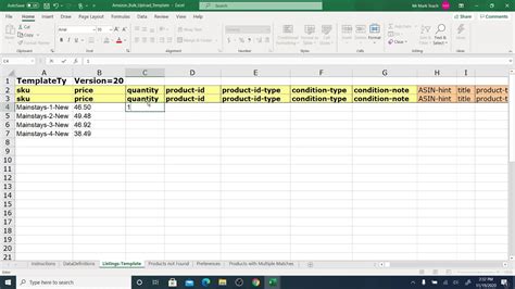 How to Upload and Update Amazon Products in Bulk with Excel Template