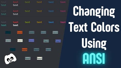 How to Use ANSI Colored Texts in Discord YouTube
