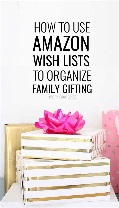 How to Use Amazon Wish Lists for Gifting Pretty Providence