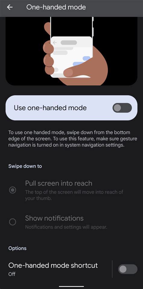 How to Use Android 12 in One Handed Mode