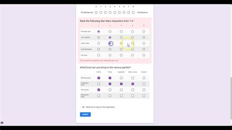 How to Use Checkbox Grid in Google Forms