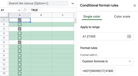 How to Use Conditional Formatting to Highlight Checkboxes in Google