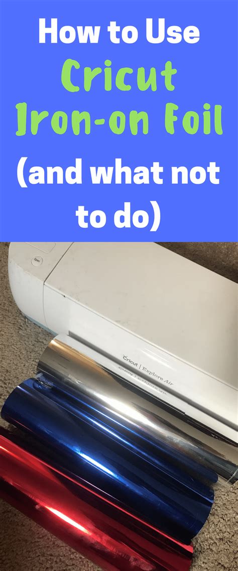 How to Use Cricut Foil Iron On – And a Few Things …