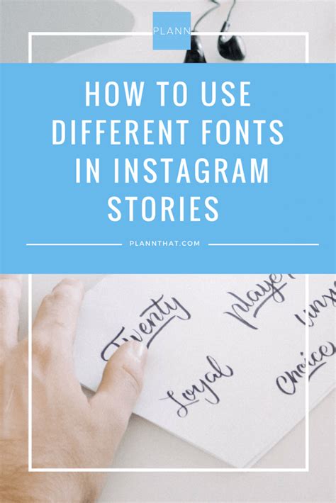 How to Use Different Instagram Stories Fonts Like a Pro