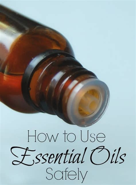 How to Use Essential Oils Safely The Pistachio Project