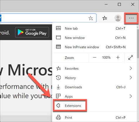 How to Use Extensions in Microsoft Edge
