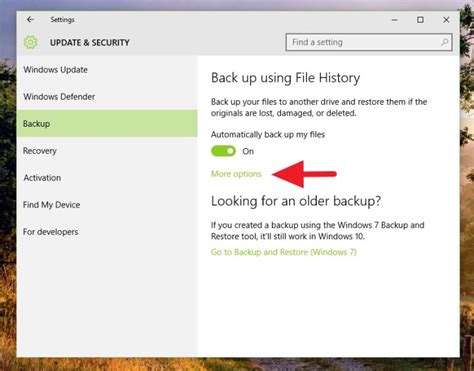 How to Use File History in Windows 10