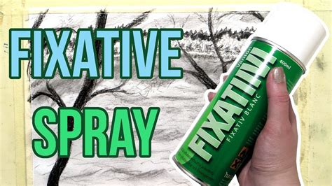 How to Use Fixative Spray and Stop Charcoal Drawings from Smudging. I