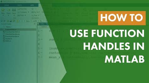 How to Use Function Handles in MATLAB - YouTube