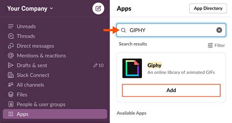 How to Use GIPHY in Slack