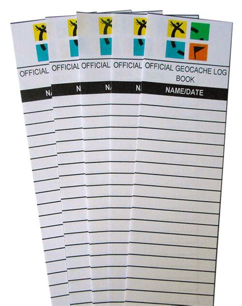 How to Use Geocaching Logbooks and Sheets eBay