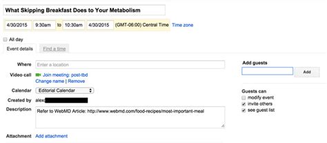 How to Use Google Calendar as a Free Editorial Calendar Geek Chicago