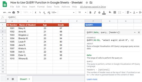 How to Use Google Sheets QUERY Function