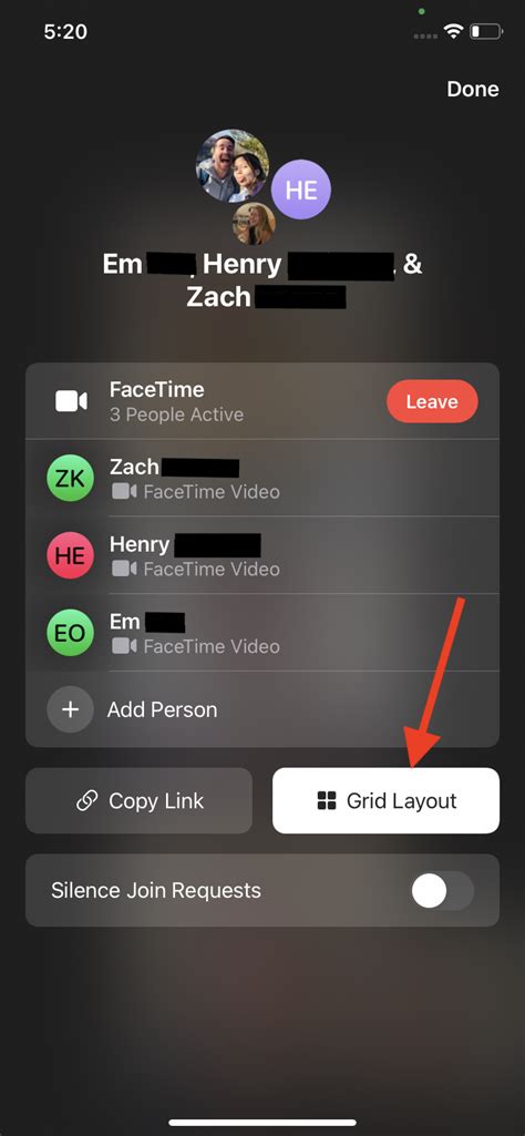 How to Use Grid View on FaceTime in iOS 15