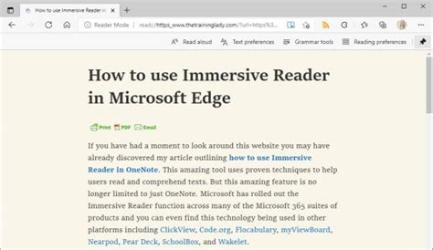 How to Use Immersive Reader in Microsoft Edge