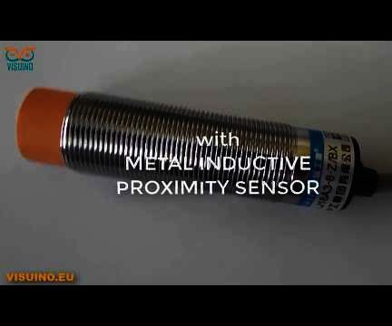 How to Use Inductive Proximity Sensor Visuino Visual Development