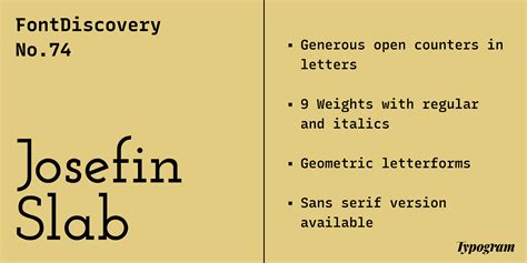 How to Use Josefin Slab A Graceful Slab Serif Font For Your Branding