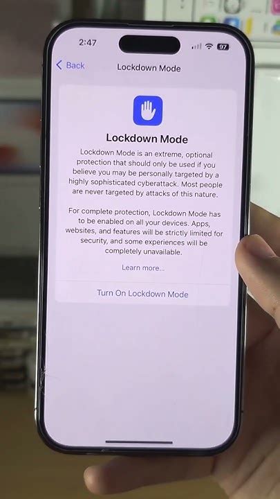How to Use Lockdown Mode on iPad