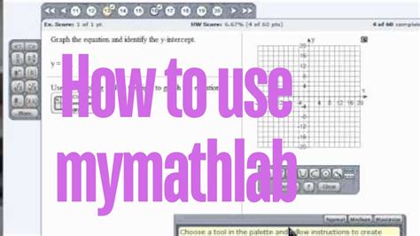 How to Use MyMathLab YouTube