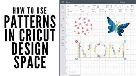 How to Use Patterns in Cricut Design Space YouTube