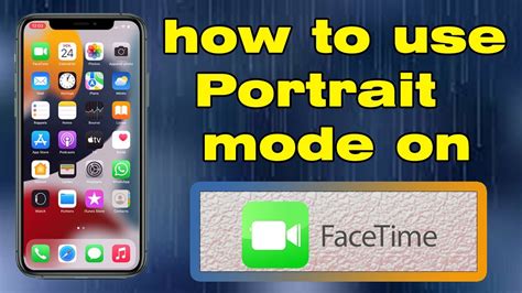 How to Use Portrait Mode on FaceTime in iOS 15