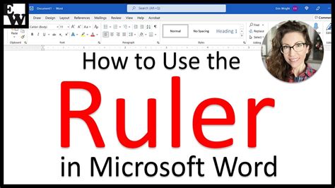 How to Use RULER in Microsoft WORD YouTube