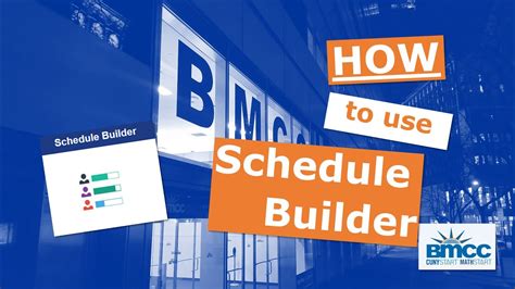 How to Use Schedule Builder! YouTube