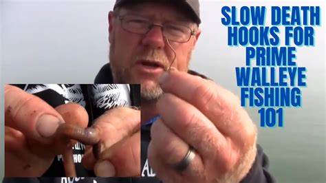 How to Use Slow Death Hooks for Walleye - YouTube