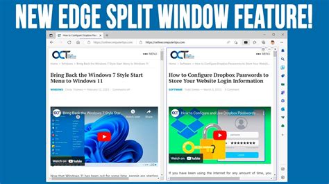 How to Use Split Window View in Microsoft Edge