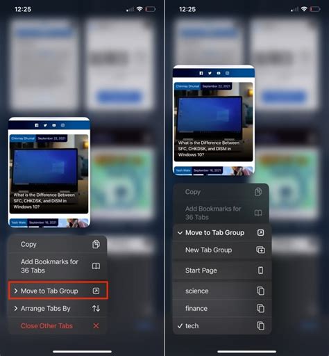 How to Use Tab Groups in Safari with iOS 15