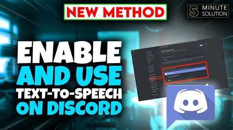 How to Use Text to Speech on Discord