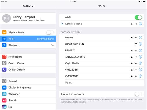 How to Use Your iPhone s Internet on Your iPad